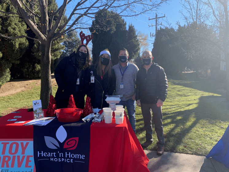 Team helping at toys for tots!